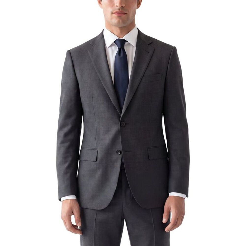 Corneliani Mens  Cc Collection Virgin Wool Blazer, Grey